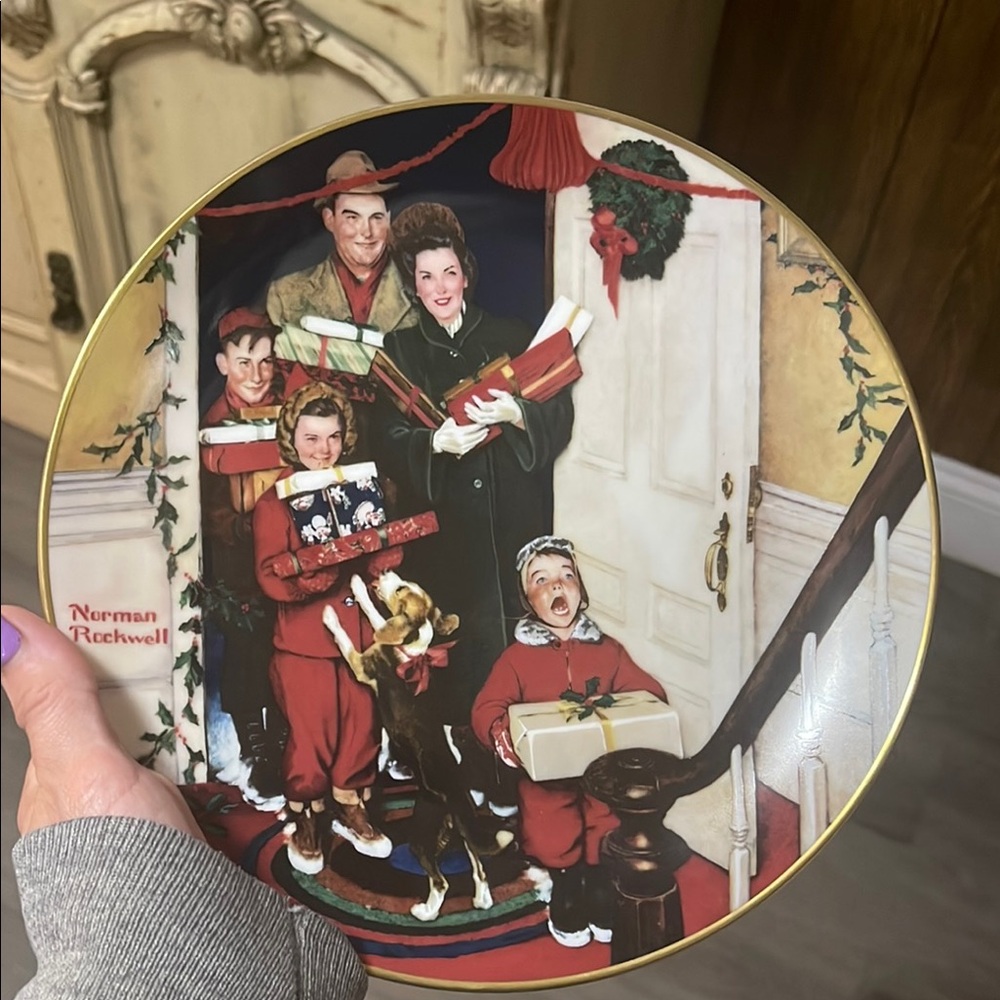 Norman Rockwell Holiday Collector's Plate‎